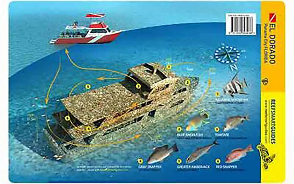 El Dorado Wreck Dive Map