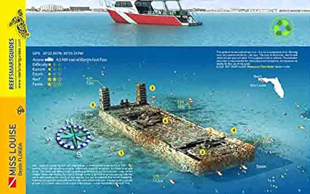 Miss Louise Dive Map