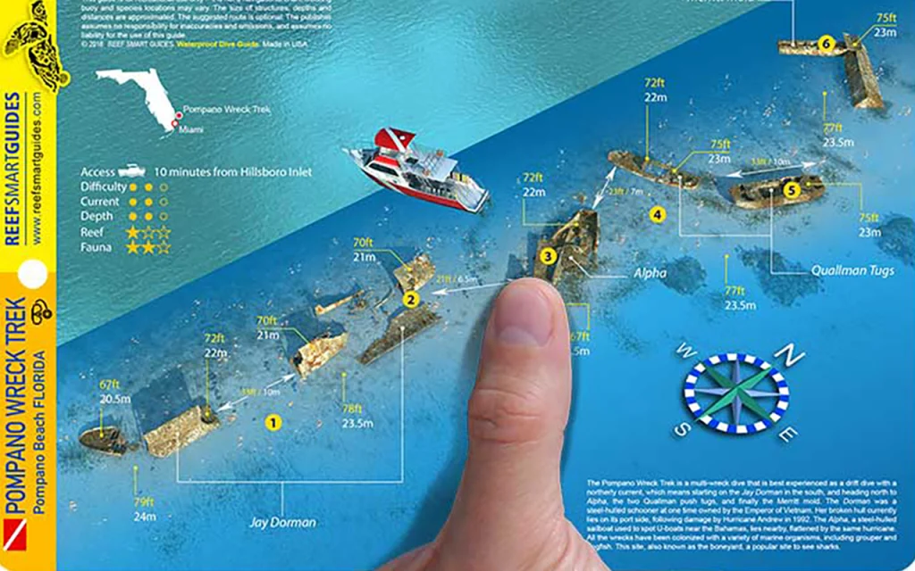 Quallman Tugs Dive Map