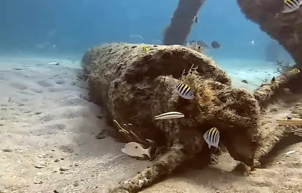 Worth Avenue Pier Debris Florida