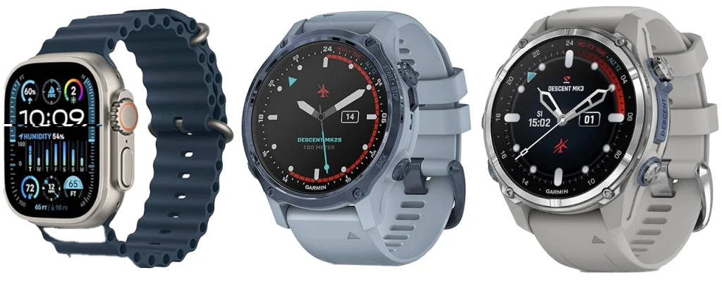 Smartwatch-Compatible Diving Computers